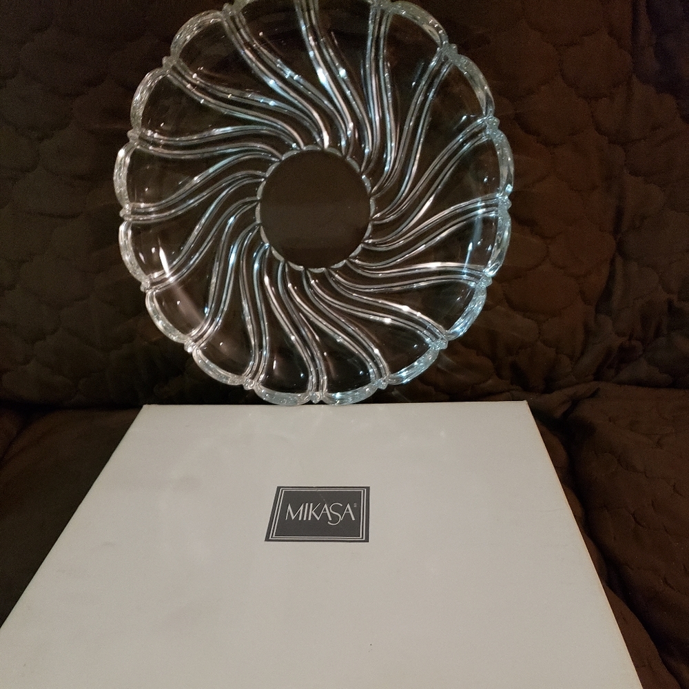 Mikasa Germany crystal glass dish